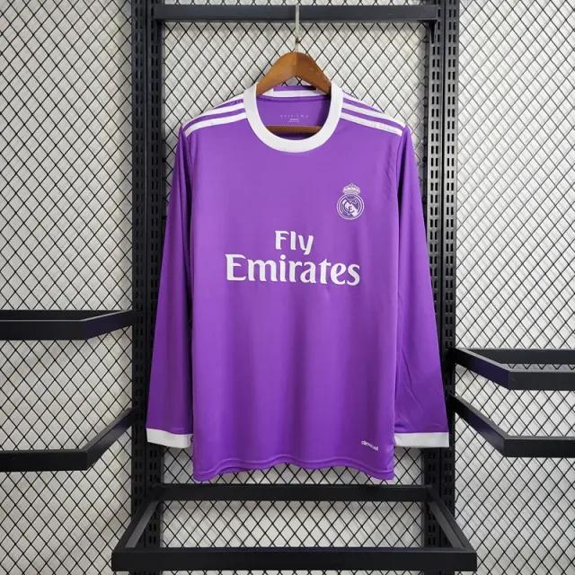 17-18 real madrid away long sleeves