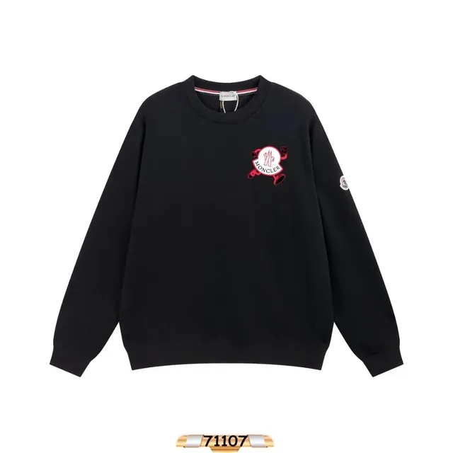 Moncler Crewneck Sweatshirt Embroidered Logo