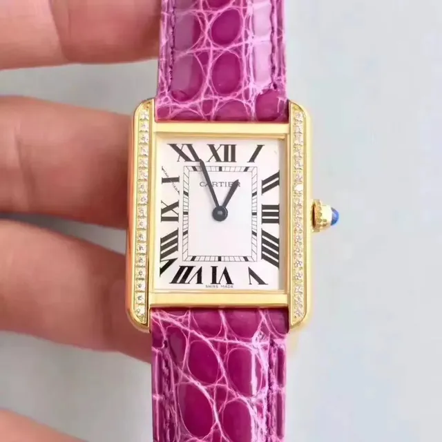 Cartier Tank Must Diamond Bezel