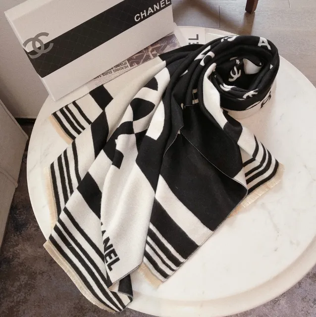 Chanel Logo Scarf