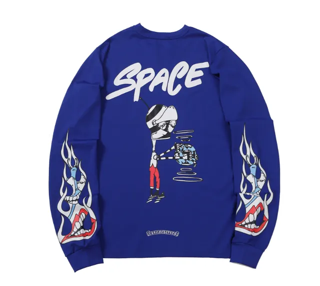 Chrome Hearts Long-Sleeve Tee Space Graphic