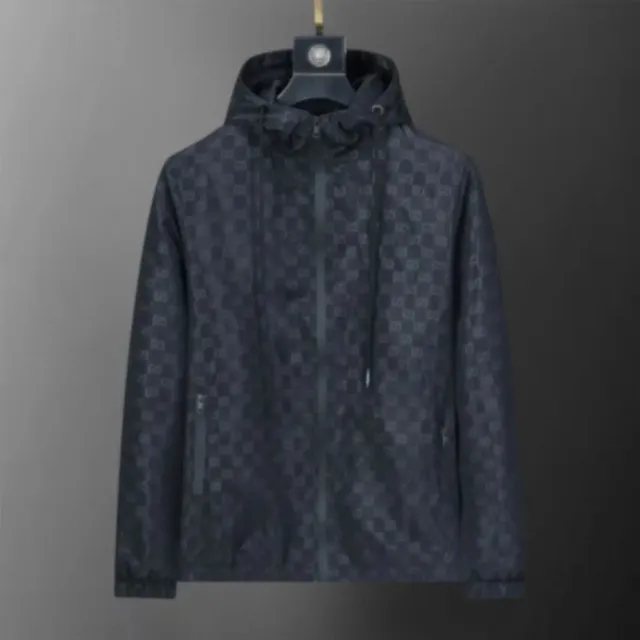 Fendi Hooded Windbreaker Monogram Print