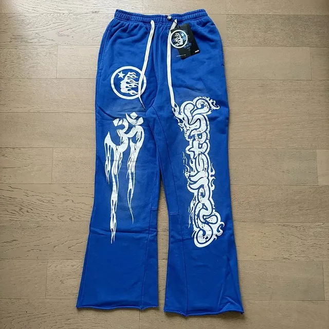 Hellstar Sweatpants Om Symbol Print