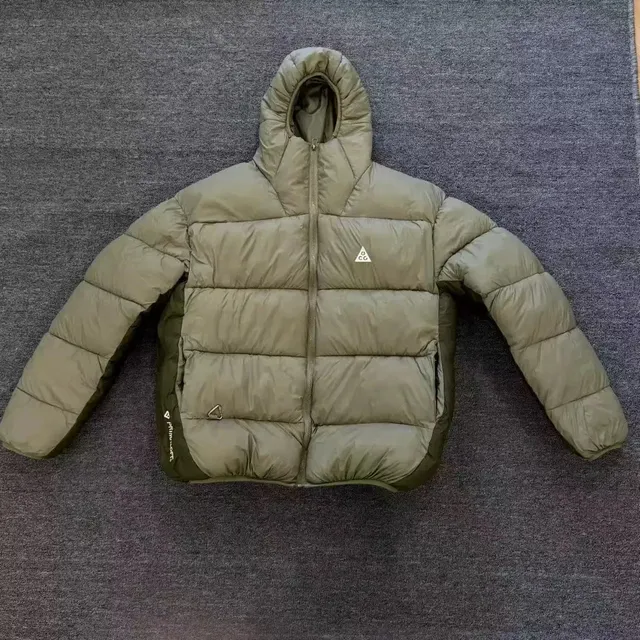 Fragment Design × Nike Puffer Jacket Olive Green
