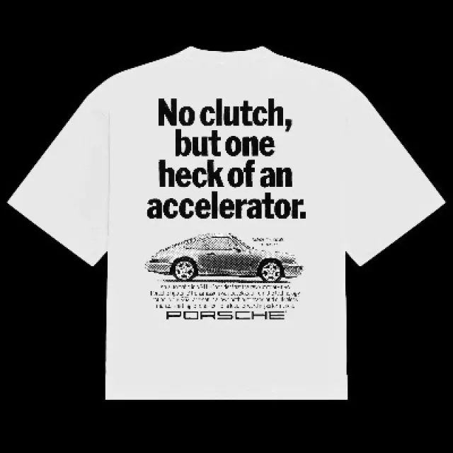 Porsche Graphic Tee Accelerator Print