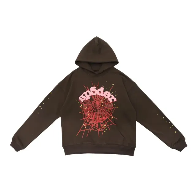 Sp5der Hoodie Spider Web Print
