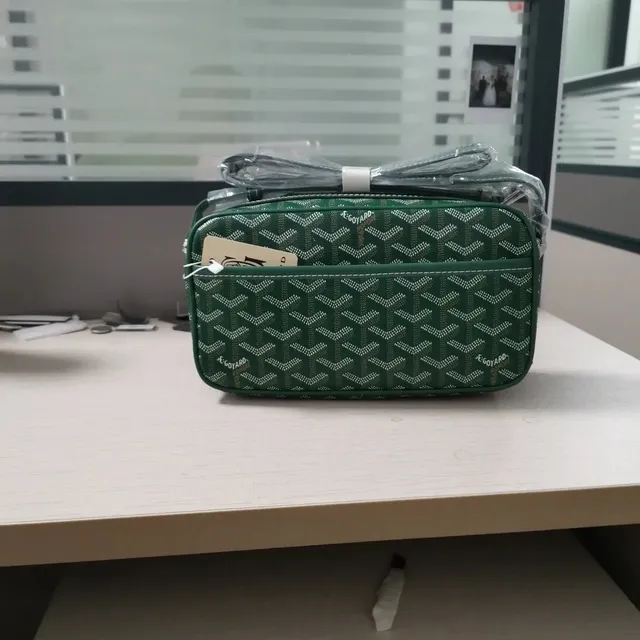 Goyard St. Louis Green Chevron