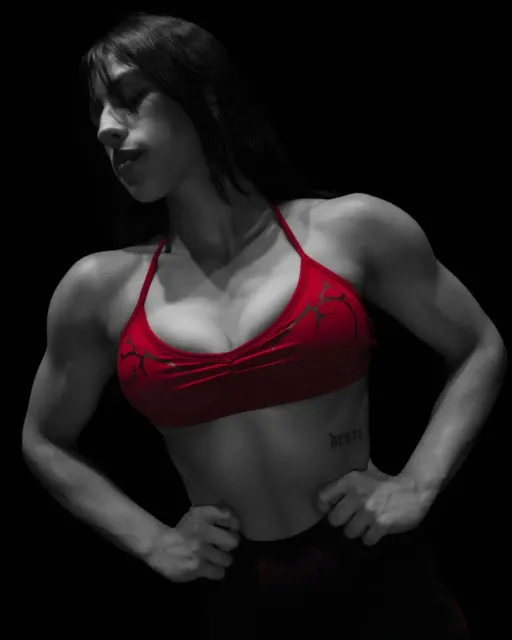 Sports Bra Cracked Pattern