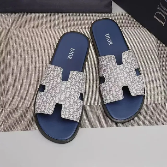 Dior B23 Slide Oblique Print
