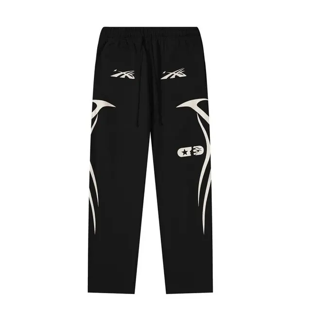 Reebok Track Pants White Graphic Print