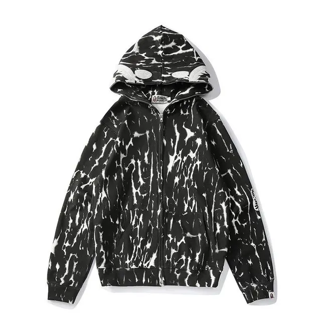 BAPE Shark Hoodie Camouflage Print