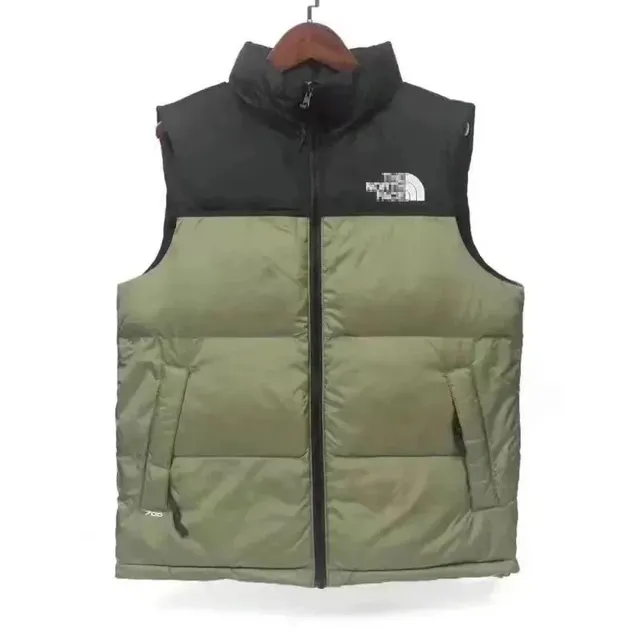 The North Face Nuptse Vest Olive Green/Black