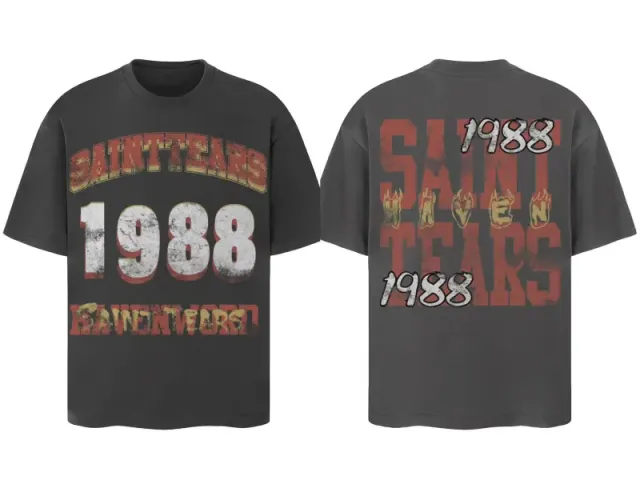 Saint Laurent Graphic Tee 1988 Haven Print