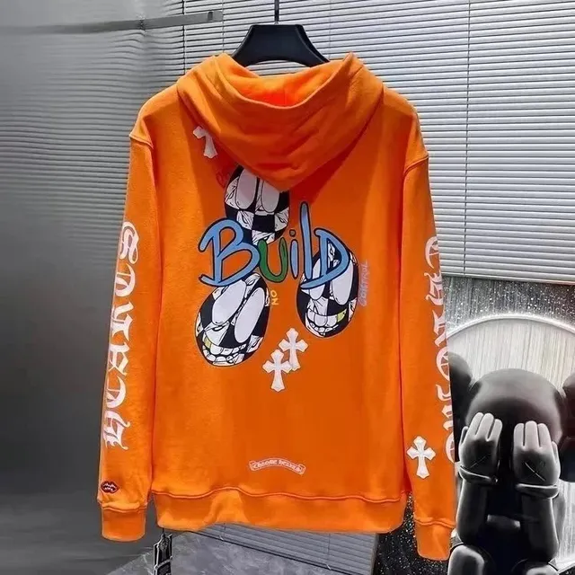Chrome Hearts Hoodie Build Skull Graphic
