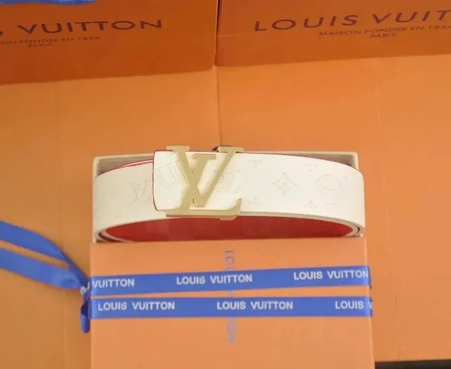 Louis Vuitton LV Belt Monogram Embossed