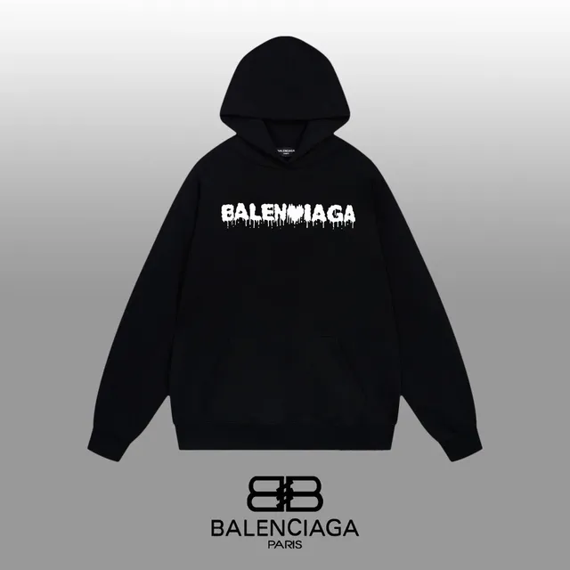 Balenciaga Logo Hoodie Shattered Logo