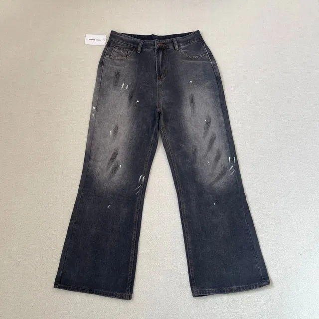 Acne Studios Paint Splatter Jeans Distressed Wash