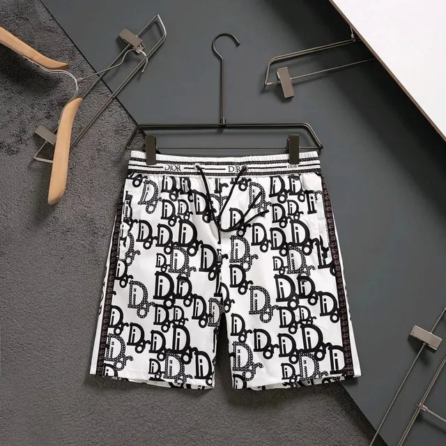 Logo-Print Shorts Oblique Dior Oblique