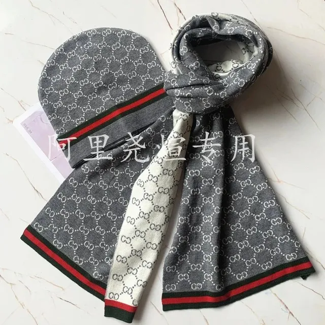 Gucci GG Marmont Scarf Interlocking GG Print