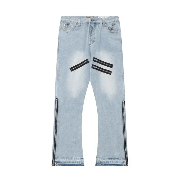 Galliano Zipper Detail Jeans