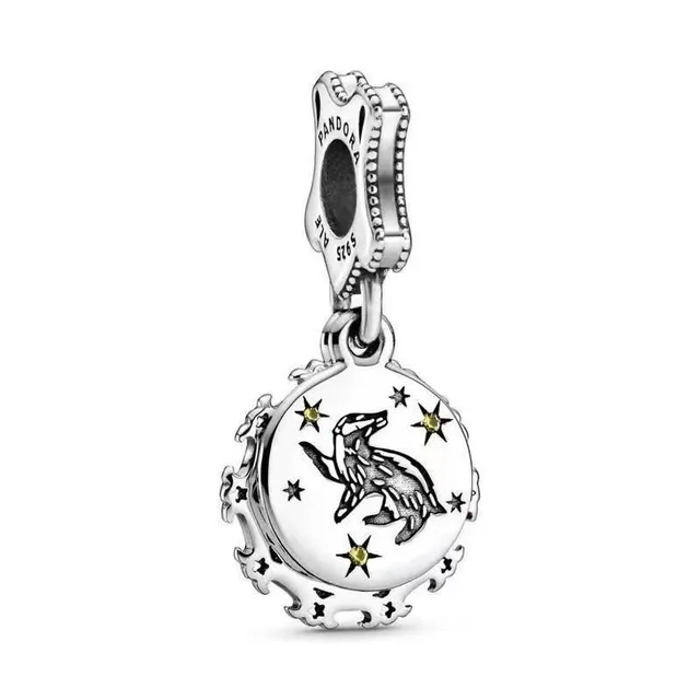 Pandora Honey Badger Charm Enamel and Cubic Zirconia