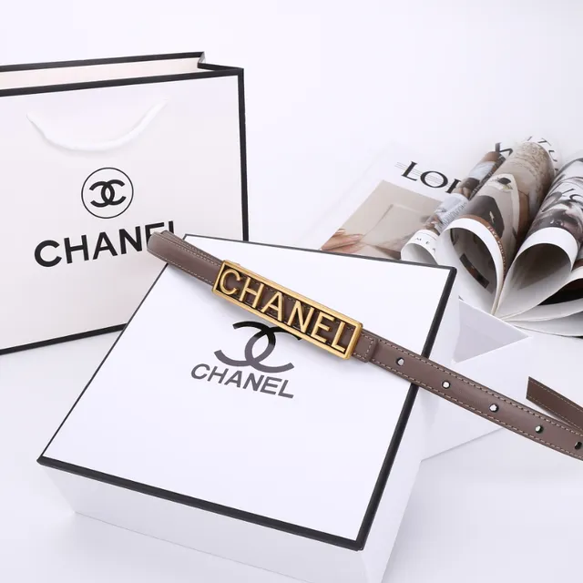 Chanel Logo Belt