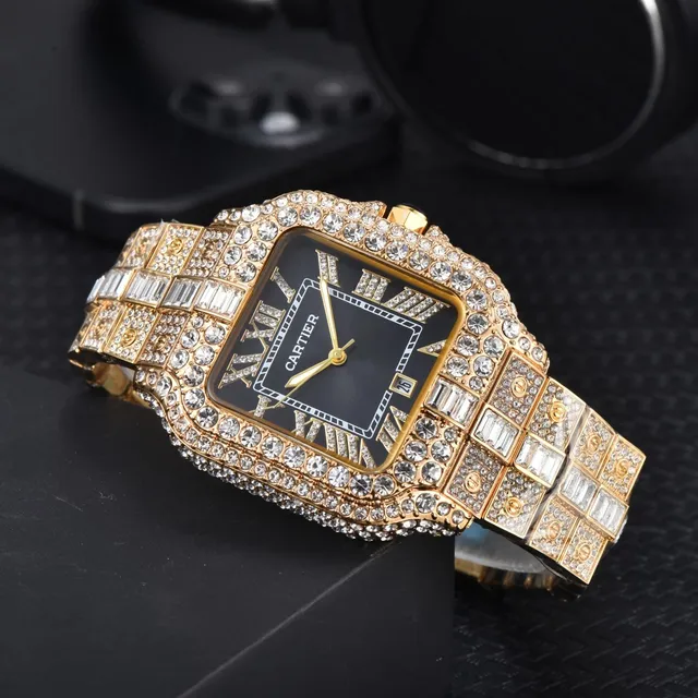 Santos de Cartier Fully Iced