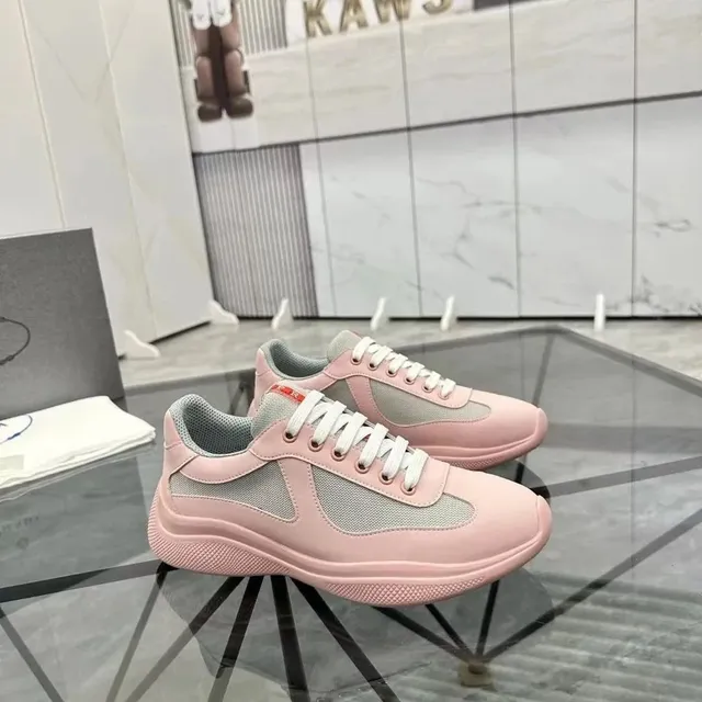 Prada Linea Rossa Sneaker Pink and Grey