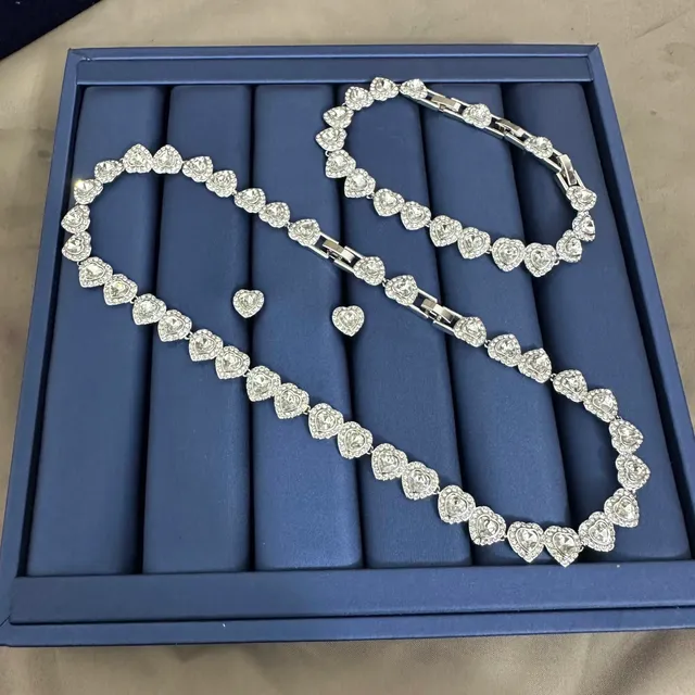 Swarovski Heart Crystal Set Crystal Hearts
