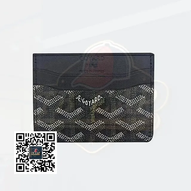 Goyard Card Holder Chevron Print