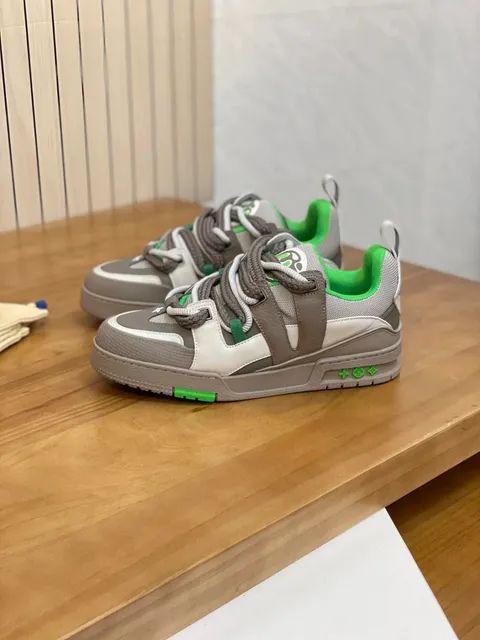 Louis Vuitton LV Trainer Grey Green