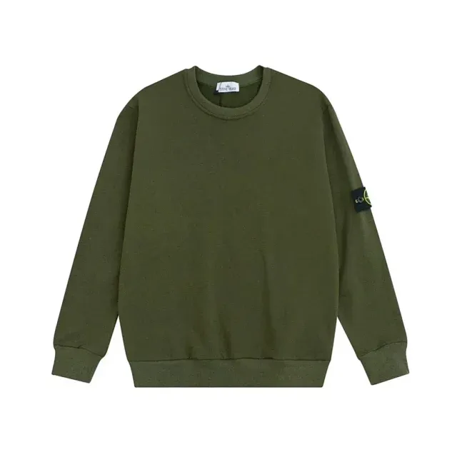 Stone Island Crewneck Sweatshirt Olive Green
