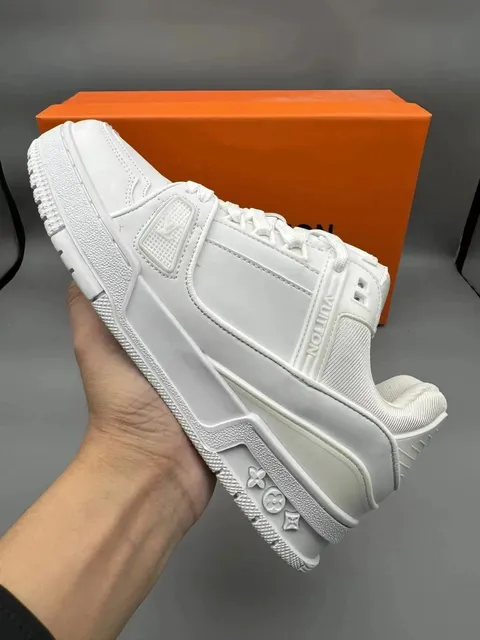 Louis Vuitton LV Trainer Triple White