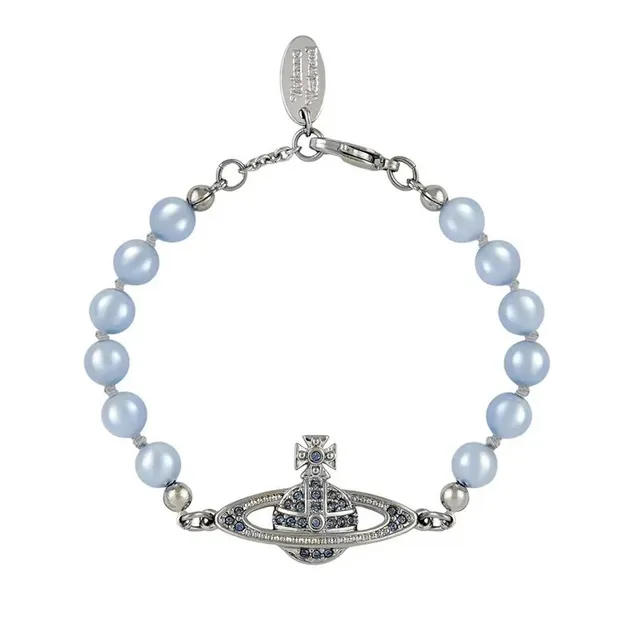 Vivienne Westwood Orb Bracelet Pearl Bead with Crystal Orb