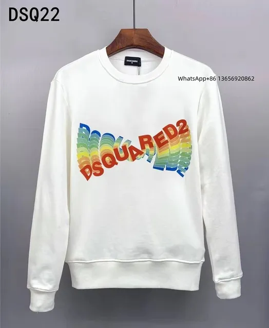 Dsquared2 Crewneck Sweatshirt Rainbow Logo Print