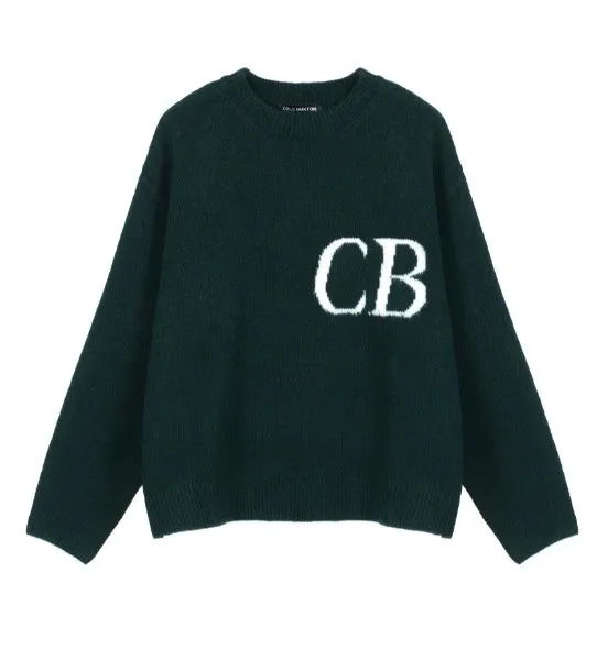 Cole Buxton Knit Sweater CB Logo