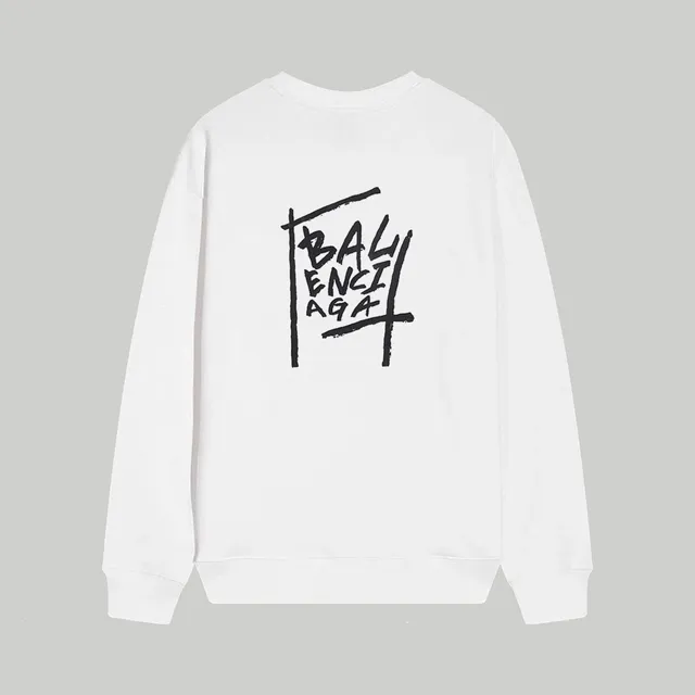Balenciaga Crewneck Sweatshirt Brushstroke Logo