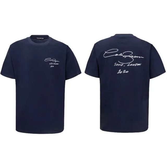 Cole Buxton Signature Tee White Script Print