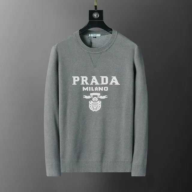 Knit Sweater PRADA MILANO Logo