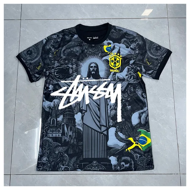 Stüssy × Brazil National Team Graphic T-Shirt Brazil x Stussy