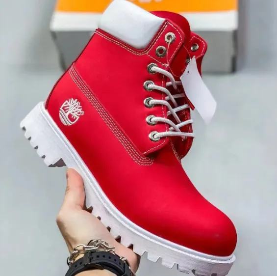 Timberland Classic 6-Inch Boot Red Suede