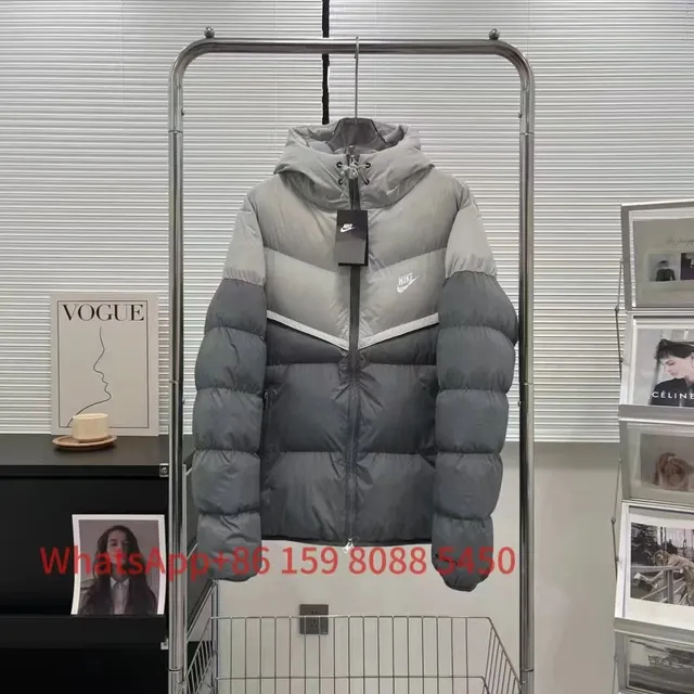 Nike Puffer Jacket Color-Block Hooded