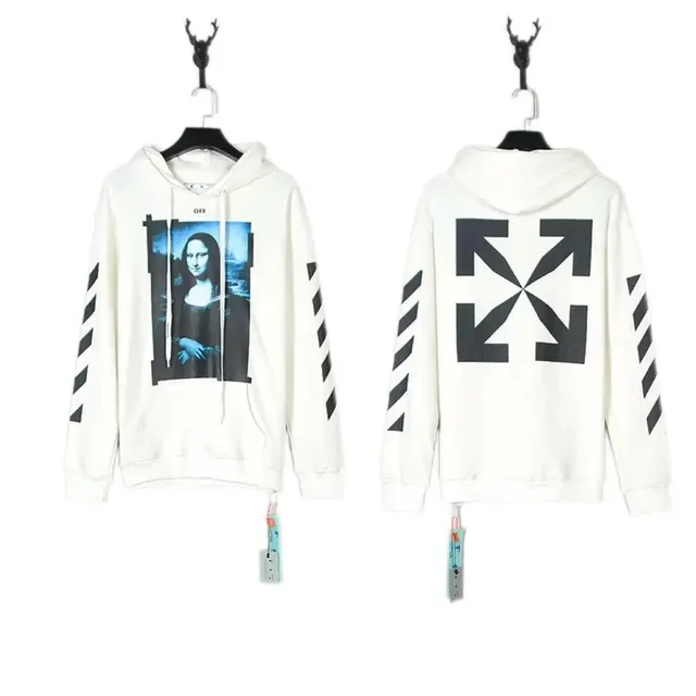 Off-White Hoodie Mona Lisa Print