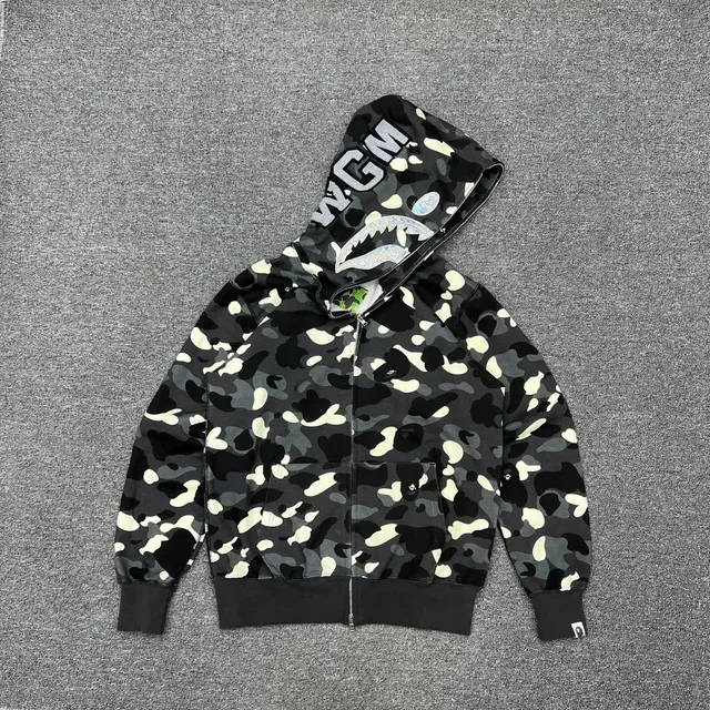 BAPE Shark Full Zip Hoodie Camouflage