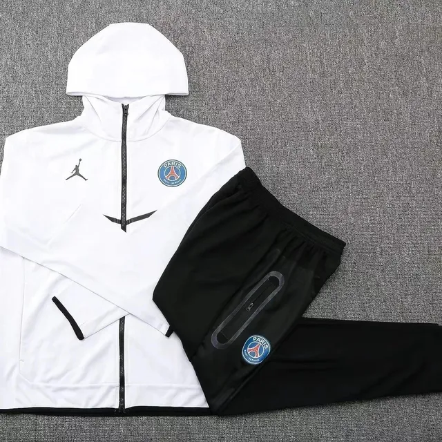 Jordan × Paris Saint-Germain Hooded Jacket and Joggers Set PSG Collaboration