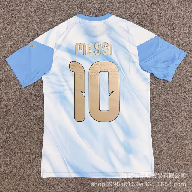26-27 Argentina White Commemorative Edition No. 10 Messi Retired Edition