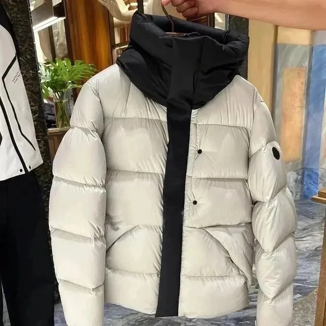 Moncler Puffer Jacket Two-Tone Hooded