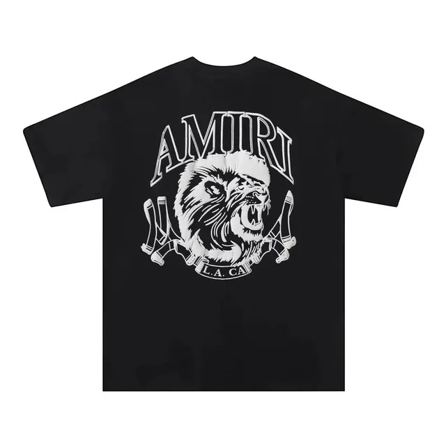 Amiri Graphic Tee Lion Logo