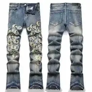 Levi's 501 Jeans Distressed Money Print