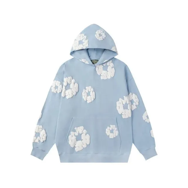 Balenciaga Hoodie Cloud-Embroidered